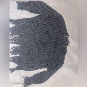 Grey boutique sweater size small grey color